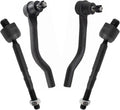 TRQ Front Inner and Outer Tie Rod Set Compatible with 2016-2021 Honda