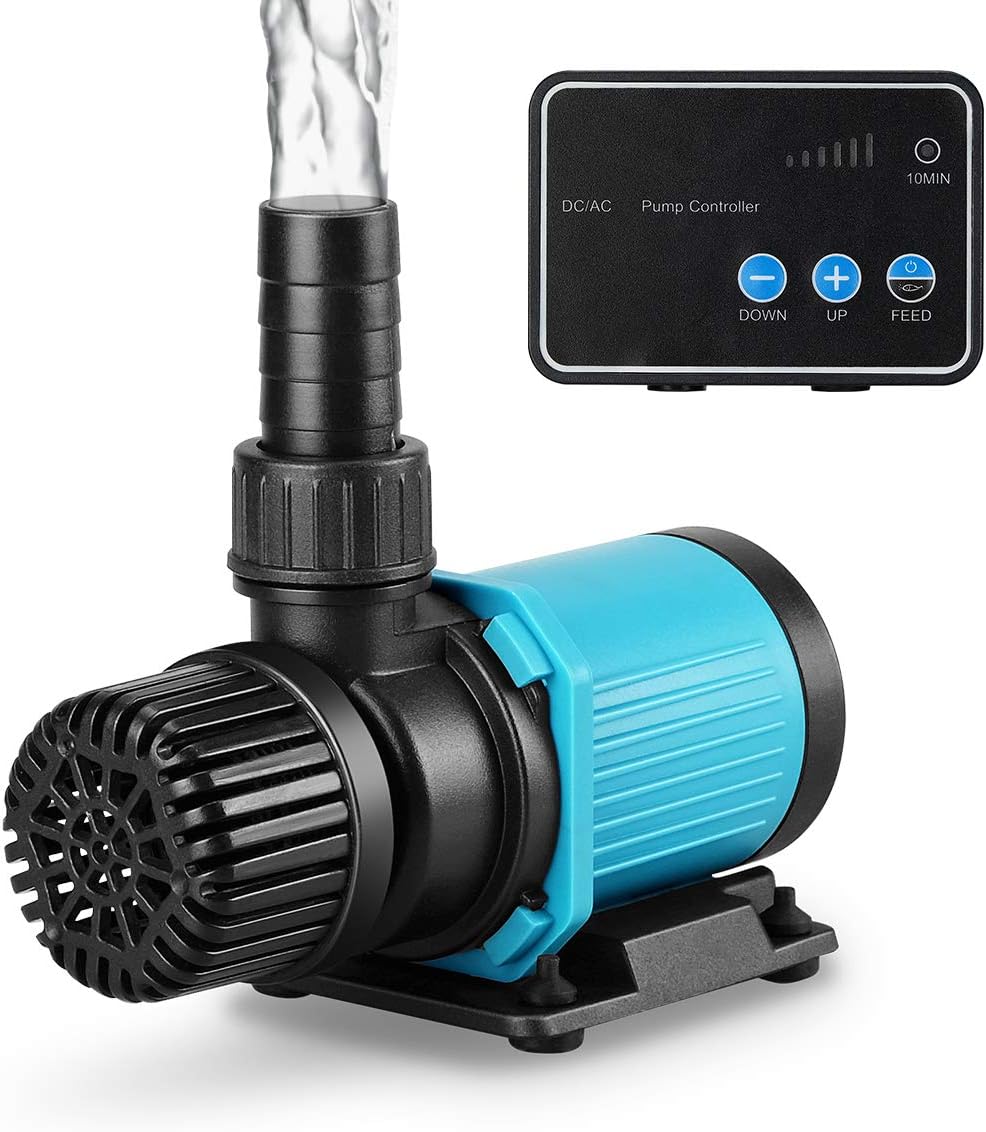 520GPH 20W 9FT Aquarium Water Pump for Freshwater and Marine Use