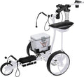 Pro Wireless Golf Cart, Cooler, Seat, USB, Holders, 27H Lithium Battery - Super E Caddy