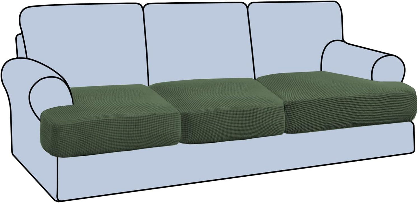 H.VERSAILTEX Stretch T Cushion Sofa Slipcovers for Couch