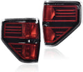 PIT66 Tail Lights Compatible with 2009-2014 Ford F150 - Direct Fit