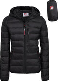 CANADA WEATHER GEAR Women's Packable Puffer Jacket - Warm, Travel