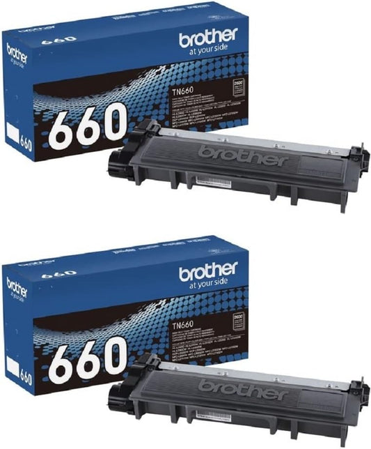 Double the Power: Brother Genuine TN660 2-Pack High Yield Toner