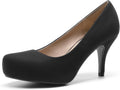 Tiffany Women's Classic Low Stiletto Heel Pumps - 3in Elegant Dress