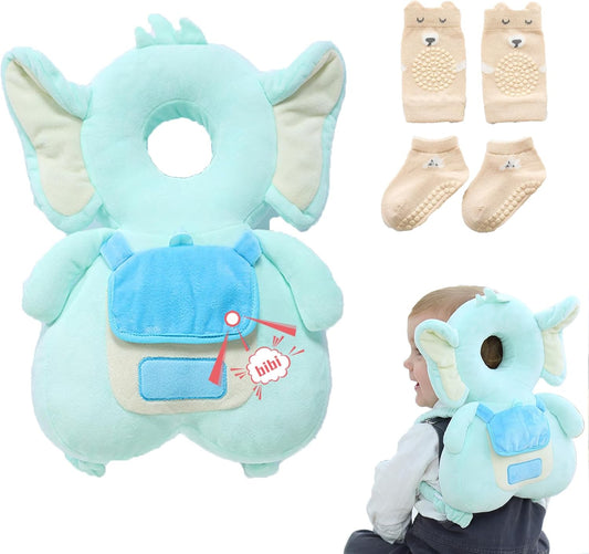 Baby Head Protector Backpack with Knee Pads