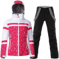 Women's Ski Jackets and Pants Set for Winter Sports Enthusiasts