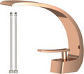 Rose Gold Modern Bathroom Sink Faucet for Elegant Spaces