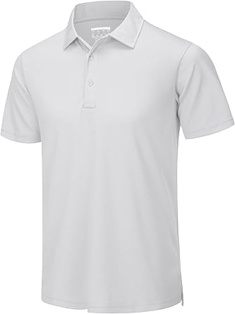 TACVASEN Men's Summer Polo Shirt for Casual Outdoor Activities