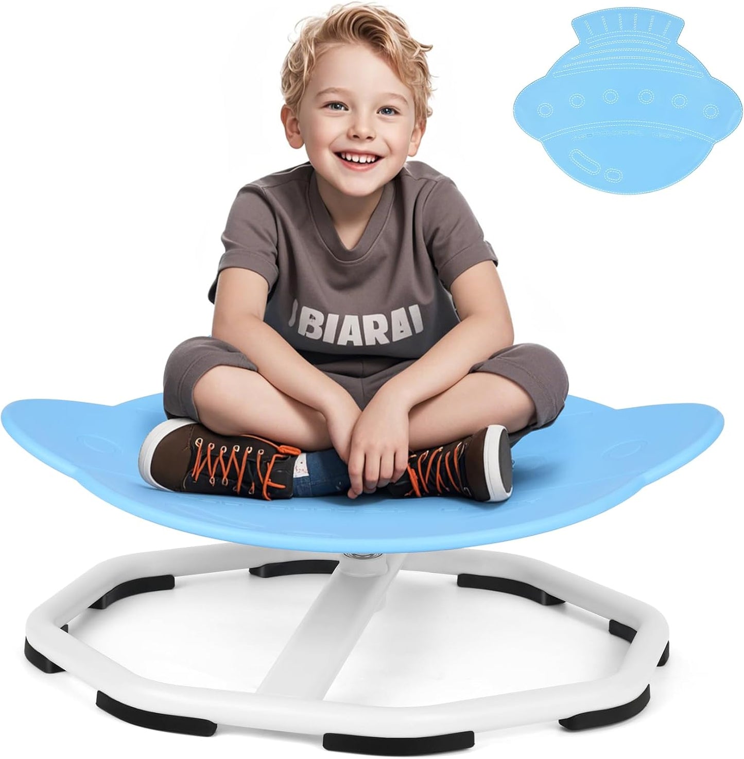Kirumie Kids Spinning Sensory Chair - Balance & Coordination Boost