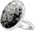 Natural Amazonite Crystal Ring 925 Sterling Silver - Anti-Tarnish path