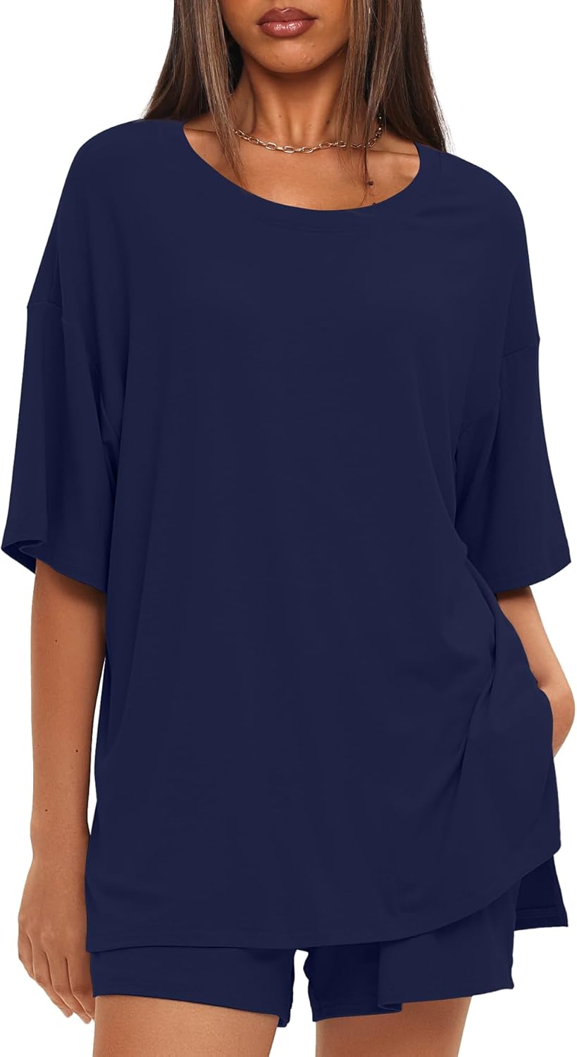 Women's Two Piece Loungewear Set for Summer Casual Style