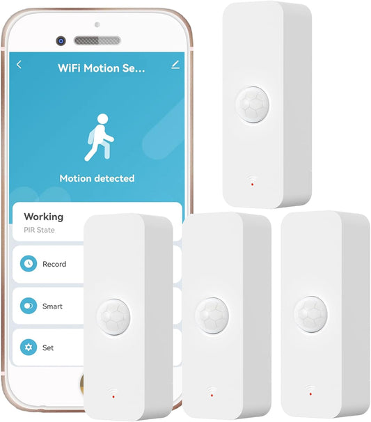 SENCKIT Smart WiFi Motion Sensor 4-Pack