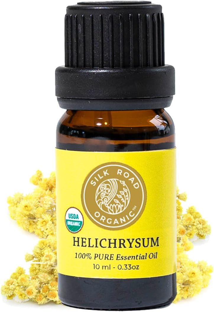 Silk Road Organic Helichrysum Italicum Essential Oil for Skin