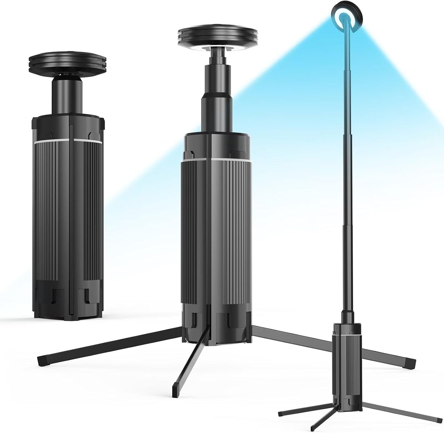 BIAT Telescopic Camping Light: Rechargeable 10800mah Power