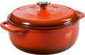 Lodge 7.5 Quart Enameled Cast Iron Dutch Oven - Durable AllPurpose