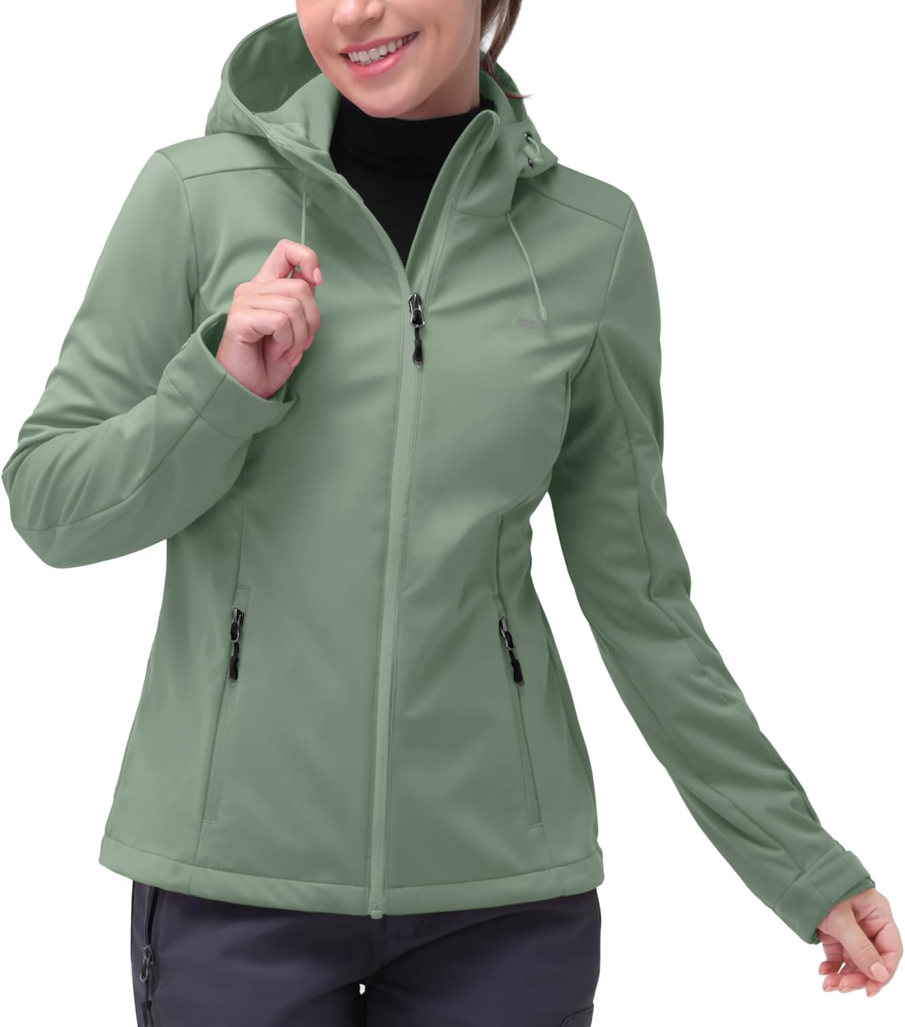 33,000ft Women's Softshell Jacket: Lightweight Waterproof Windbreaker
