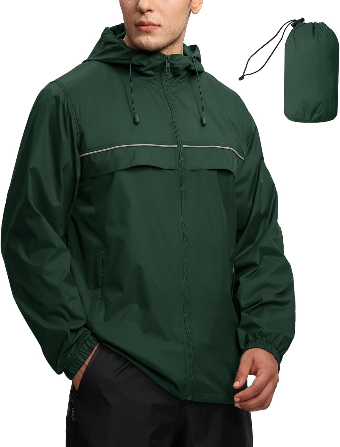 SWISSWELL Waterproof Hooded Rain Jacket - Go Anywhere Dry!