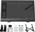 Graphic Drawing Tablet 10x6.25 in - 8192 Pressure, Battery-Free Pen