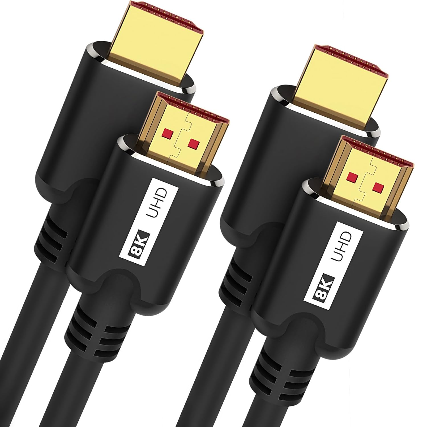 8K HDMI Cable 10FT 2Pack - Ultimate HD Performance!