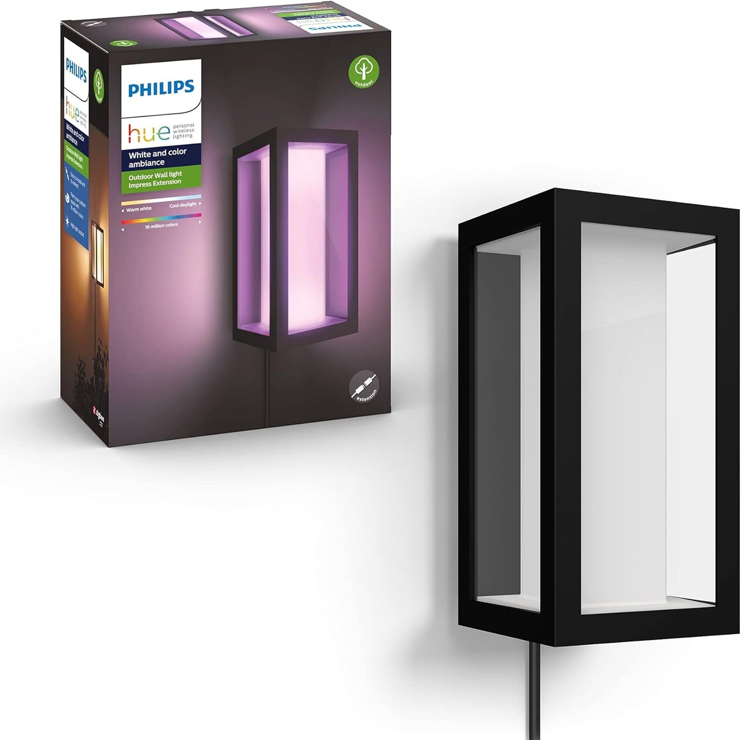 Philips Hue Impress Outdoor Smart Wall Light for Your Home