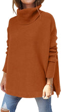 LILLUSORY Women's Turtleneck Oversized Sweater - Cozy Versatile