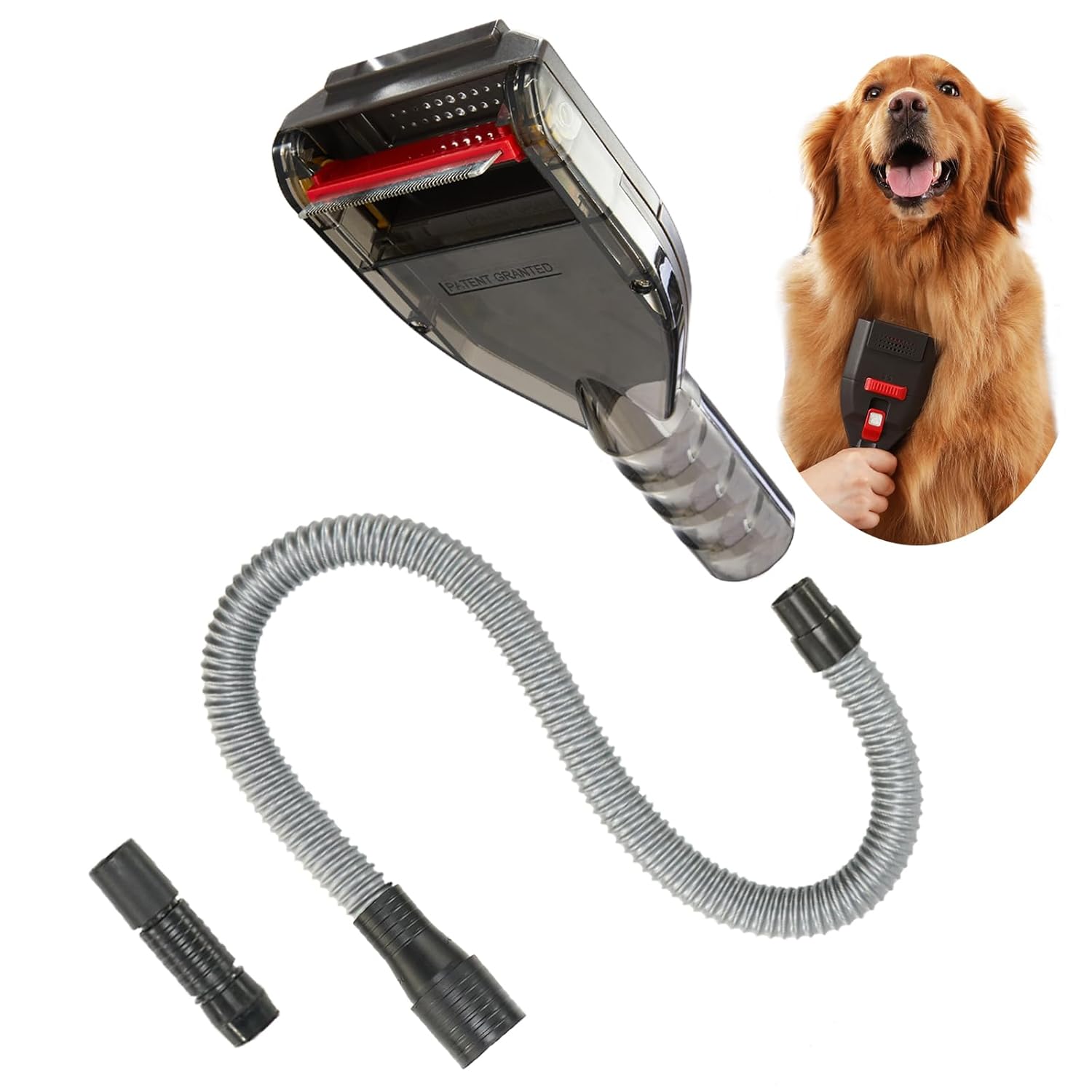 Effortless Pet Grooming Vacuum Tool