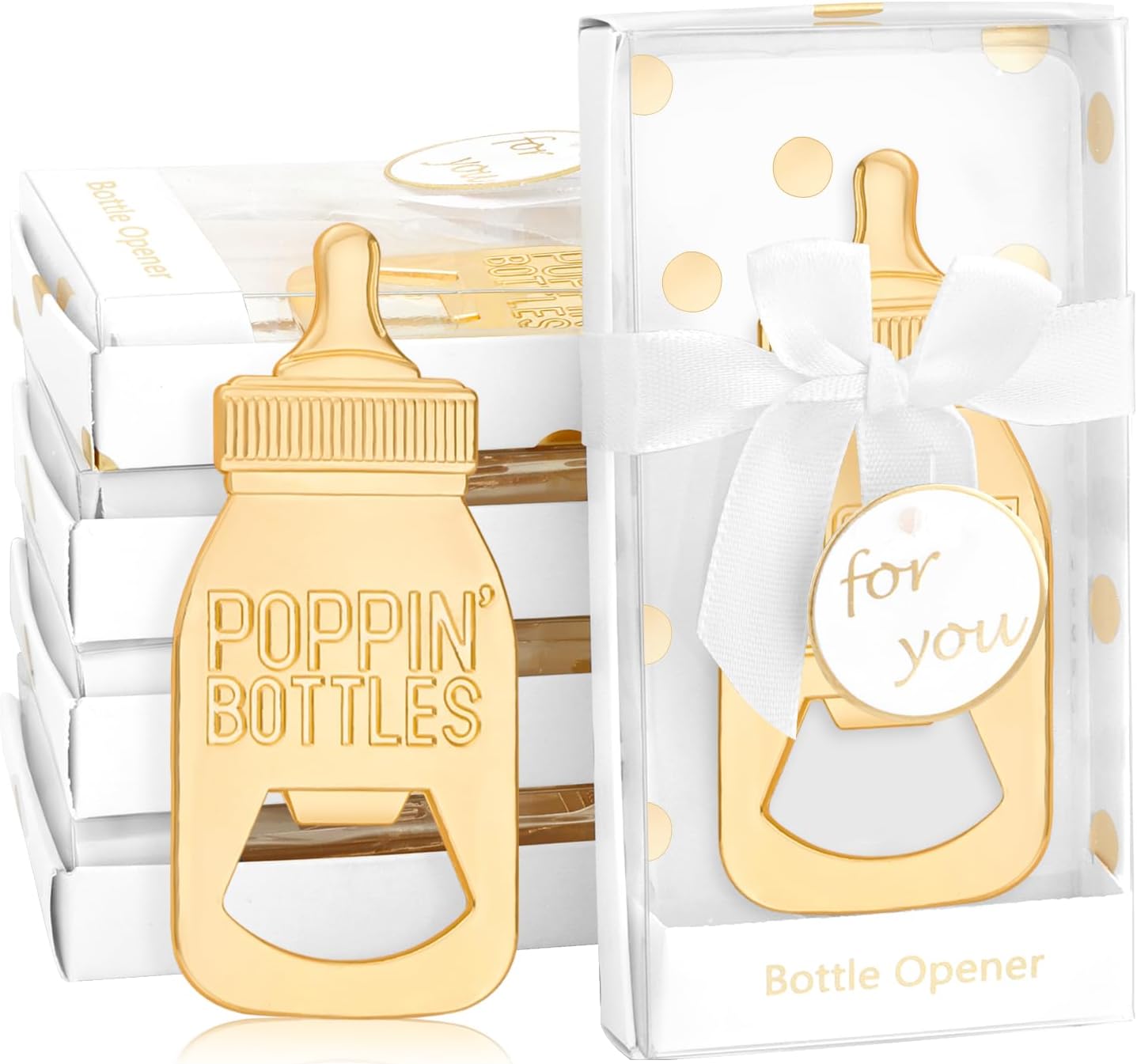 YKLIGTN Baby Bottle Openers for Baby Shower Favors and Gifts