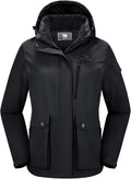 CAMEL CROWN Women's Waterproof Ski Jacket for Winter Sports