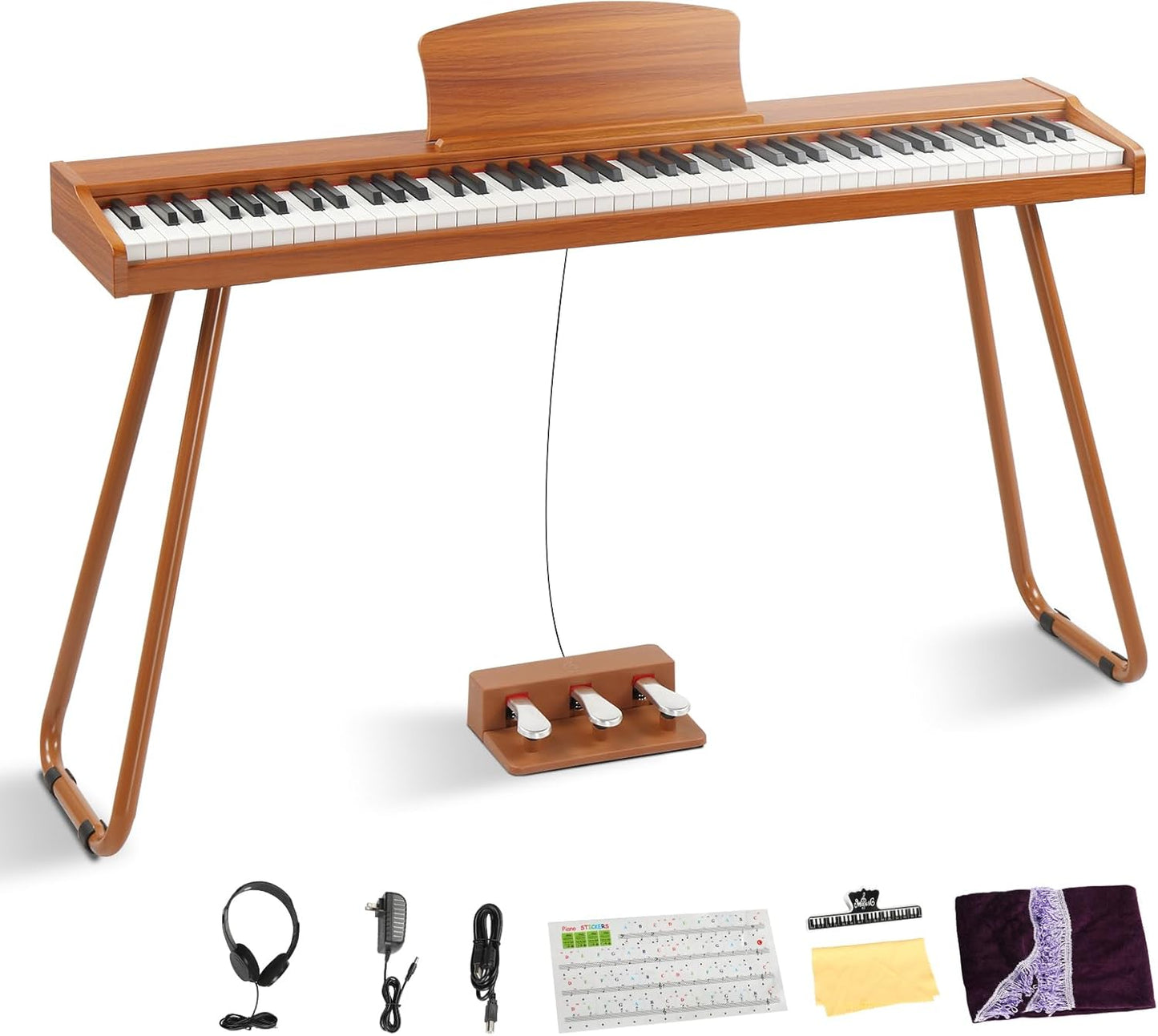 Ktaxon 88 Key Semi-Weighted Keyboard Piano for Beginners