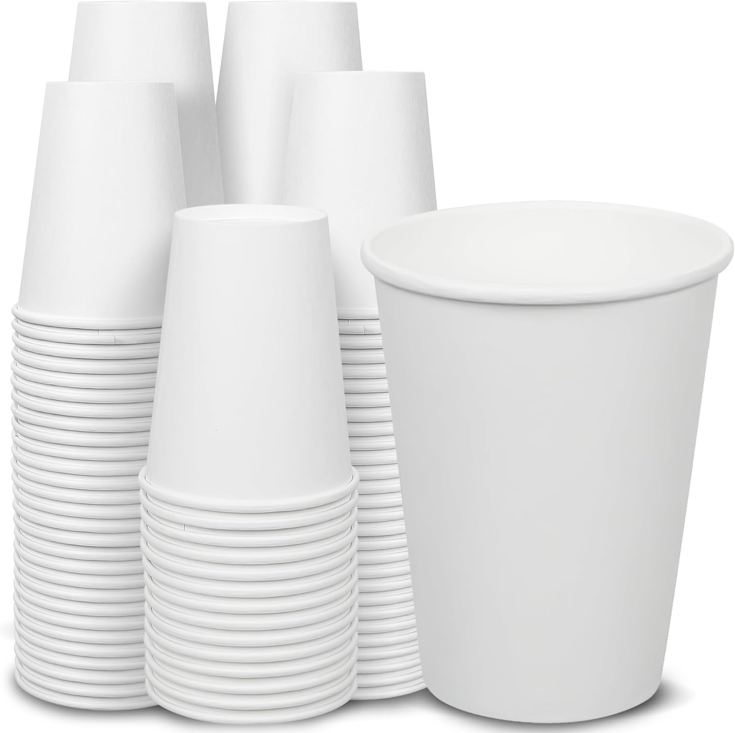 200 Count Leak-Proof Ginkgo Disposable Coffee Cups