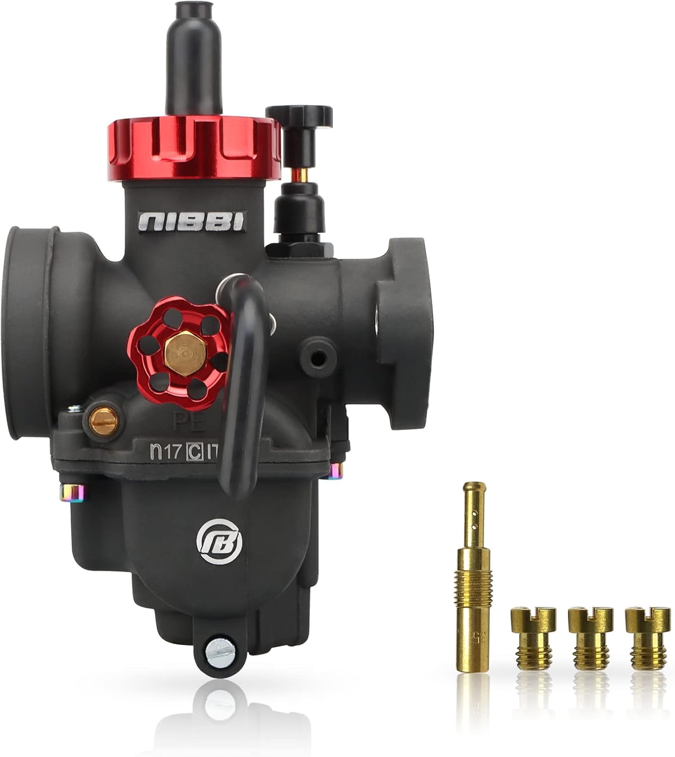 NIBBI Carburetor PE17mm for 100cc 110cc Motorcycle Engines