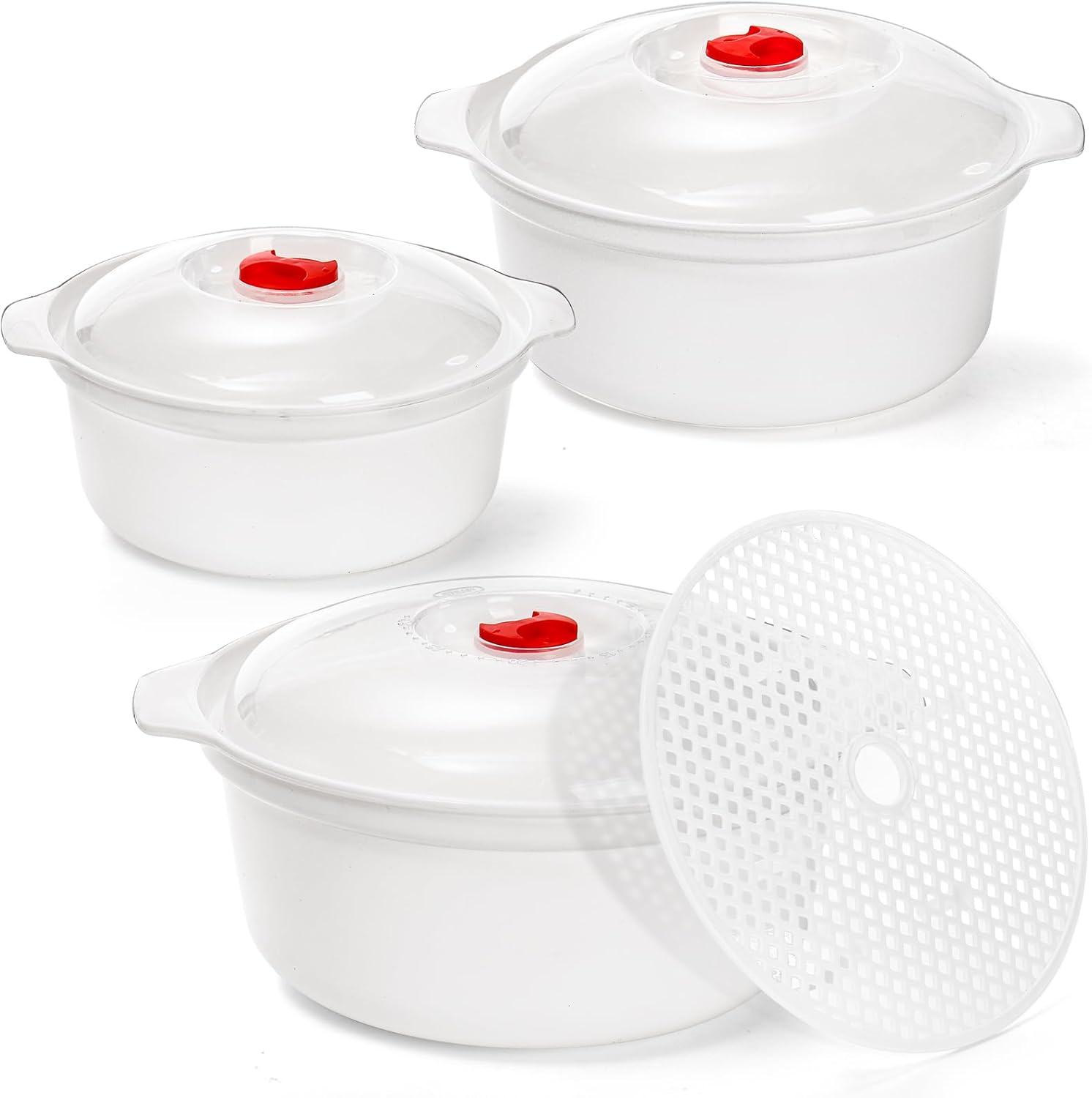 BPA-Free Microwave Bowls for Easy Cooking - WRINGKIT