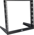 RIVECO 12U Desktop Rack 19 in 2-Post Open Frame - Stable Compact Rack