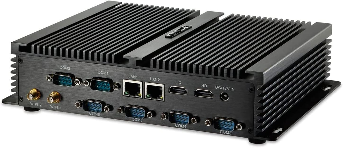 KINGDEL Fanless Mini Desktop Computer with Core i7 CPU and SSD