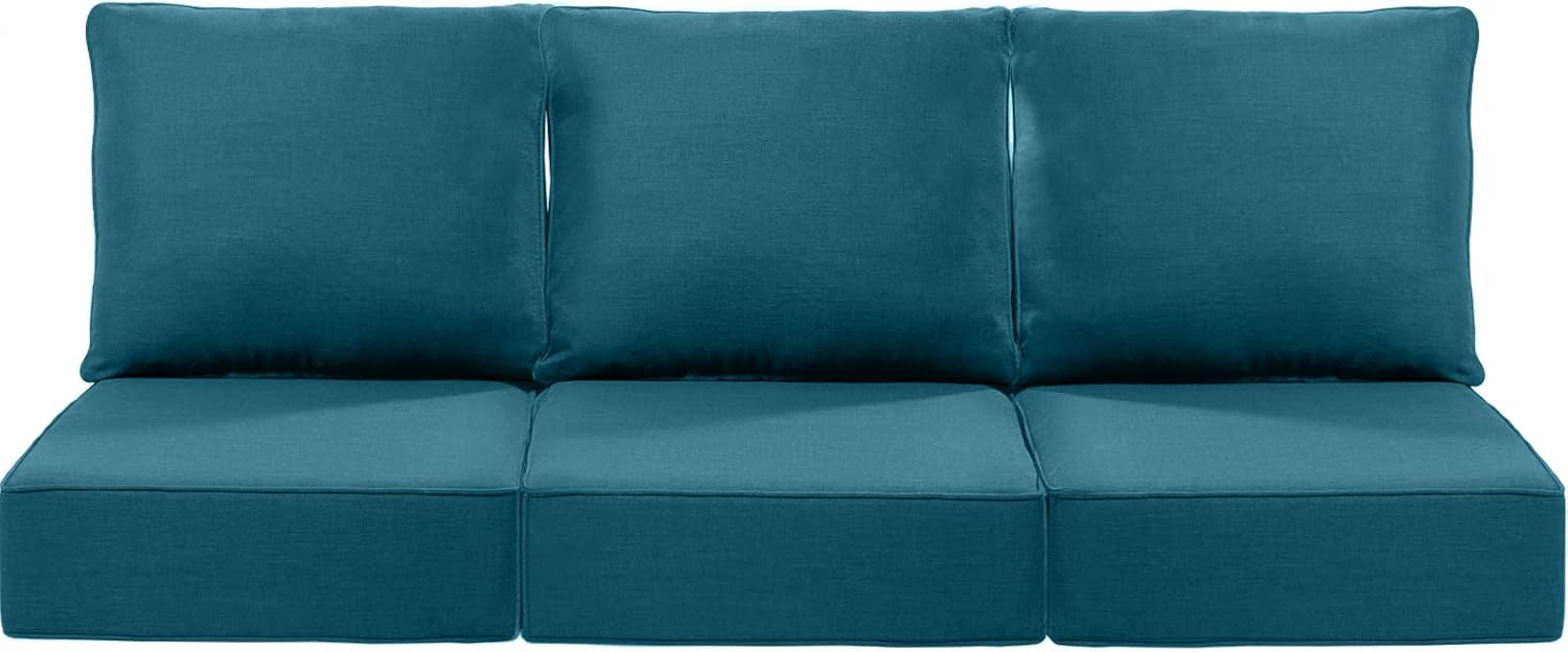 Luxury 24x24x6 Inch Patio Chair Cushions Set of 3 for Comfort