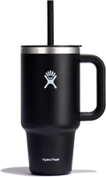 Hydro Flask 32 Oz Travel Tumbler in Black - Insulated with Handle