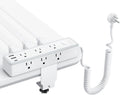 Desk Clamp Power Strip with 9 Outlets and USB-C - Clamp Surge