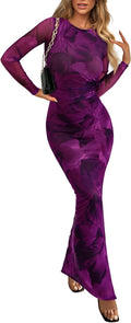 PRETTYGARDEN Women's Bodycon Maxi Dress - Flattering (Style VXKP)