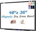 Magnetic Dry Erase White Board 4 ft x 3 ft - Smooth Lacquer Surface