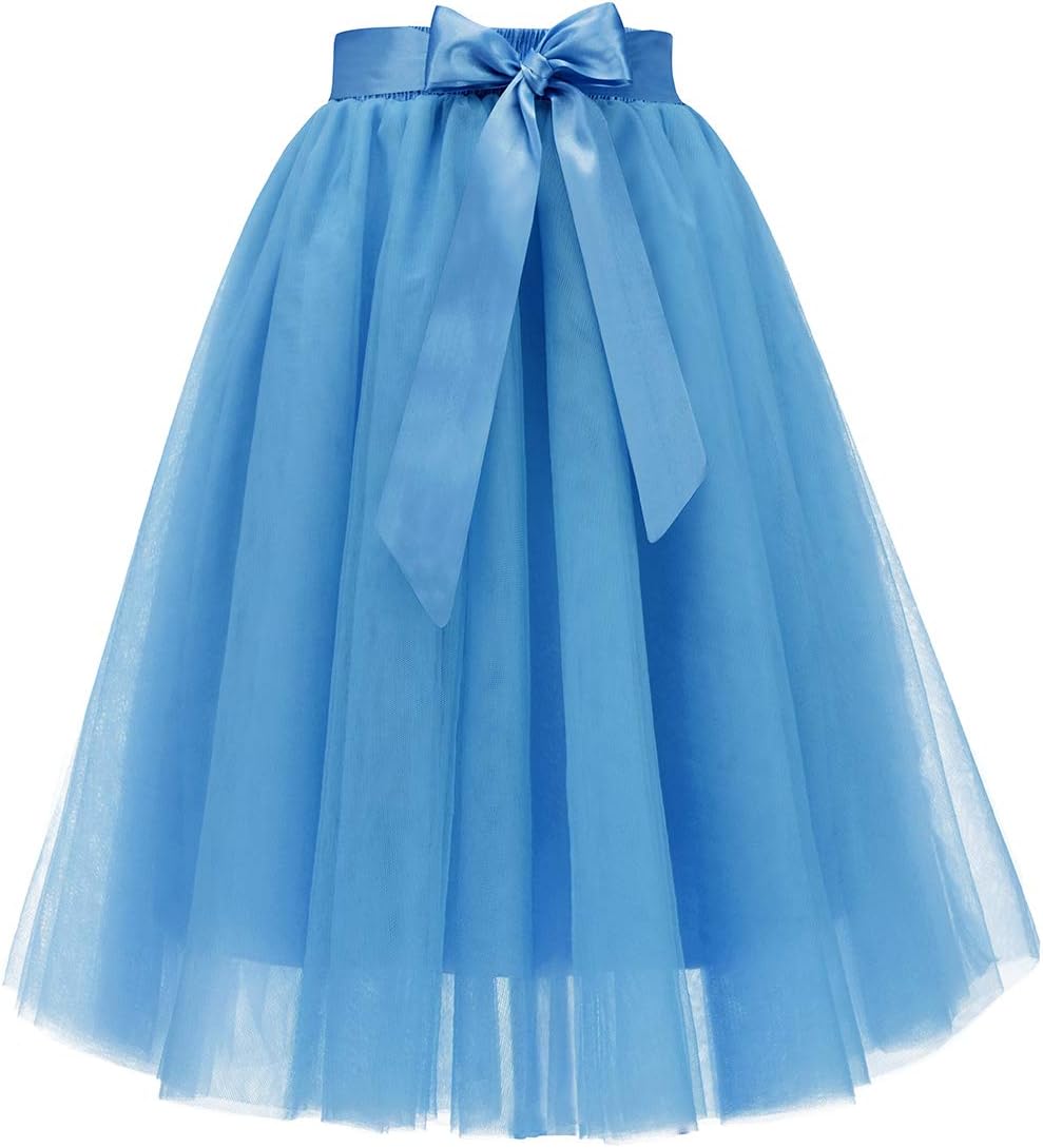 Bridesmay Women's Tulle Skirt for Wedding and Party Events