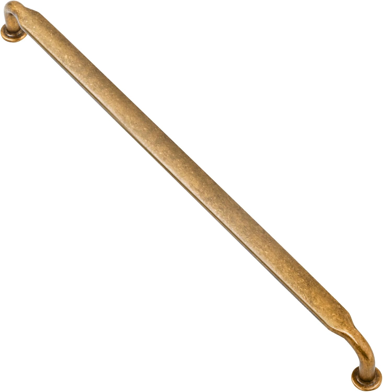 Antique Brass Cabinet Handles - 10 Inch Modern Pulls for Cabinets