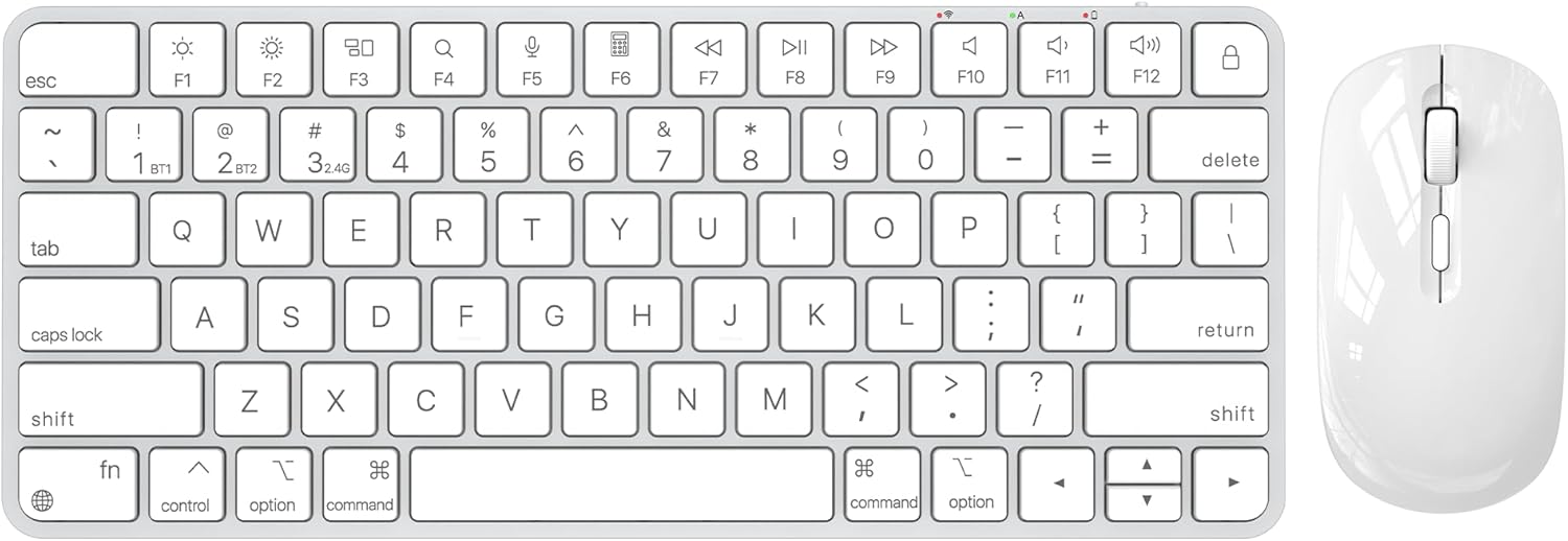 ULSOU Rechargeable Wireless Mac Keyboard & Mouse