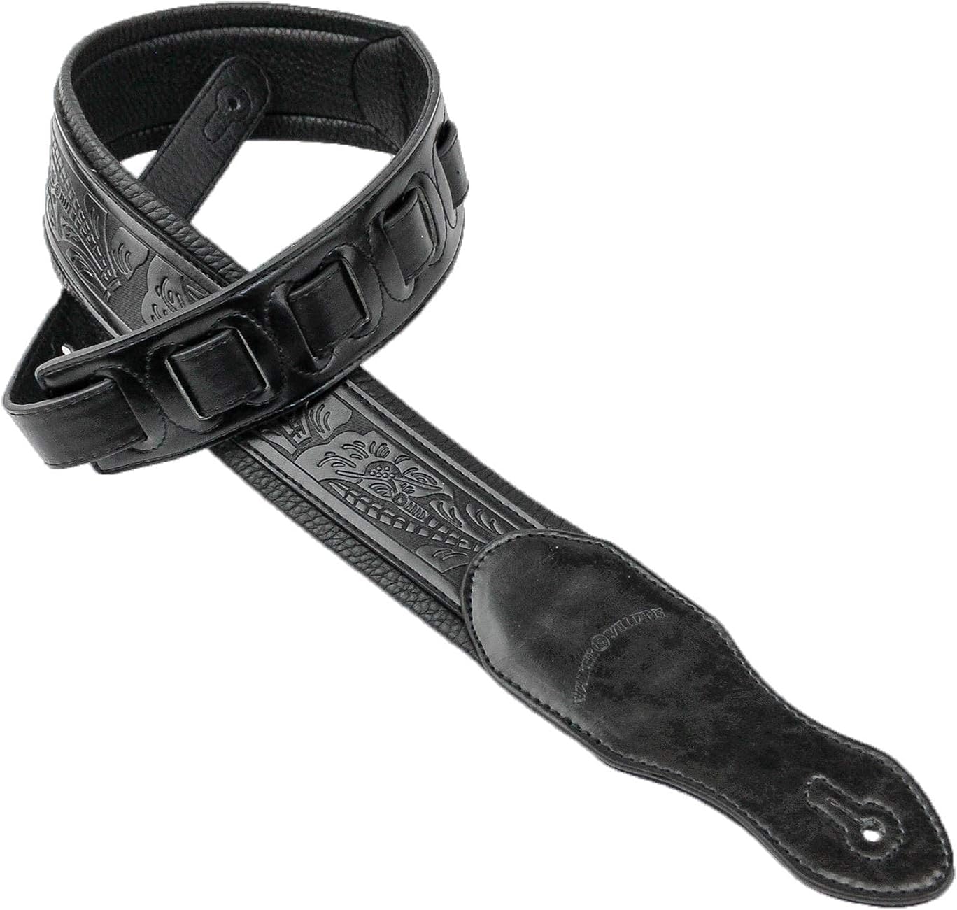 Walker & Williams G-118 Black on Black Padded Guitar Strap Review