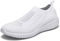 Women's Athletic Walking Slip On Mesh Sneakers - Comfortable Memory