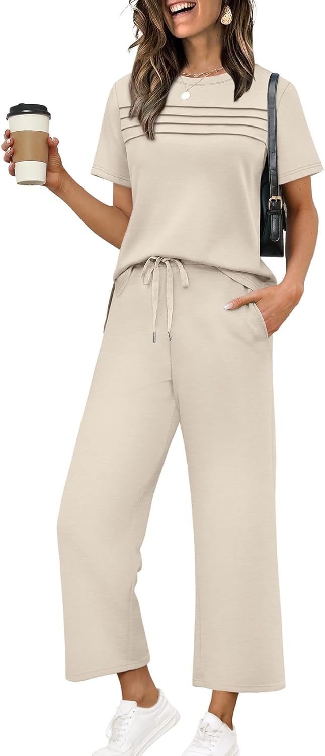 WIHOLL Two Piece Sets for Women: Summer Travel Outfits