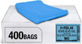 45 Gallon 1.2 MIL Blue Industrial Strength Trash Bags - Pack of 400