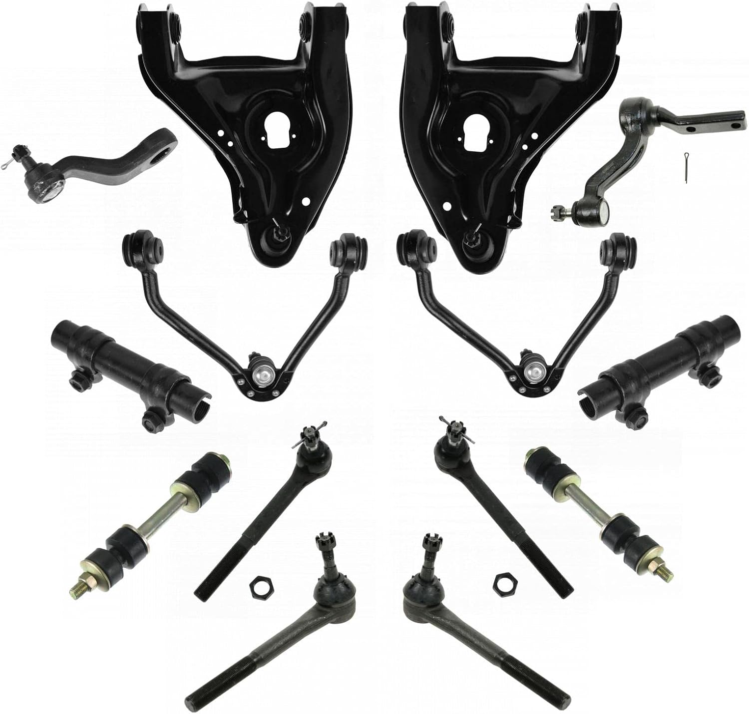 TRQ Front Steering & Suspension Kit for Chevrolet GMC Vehicles