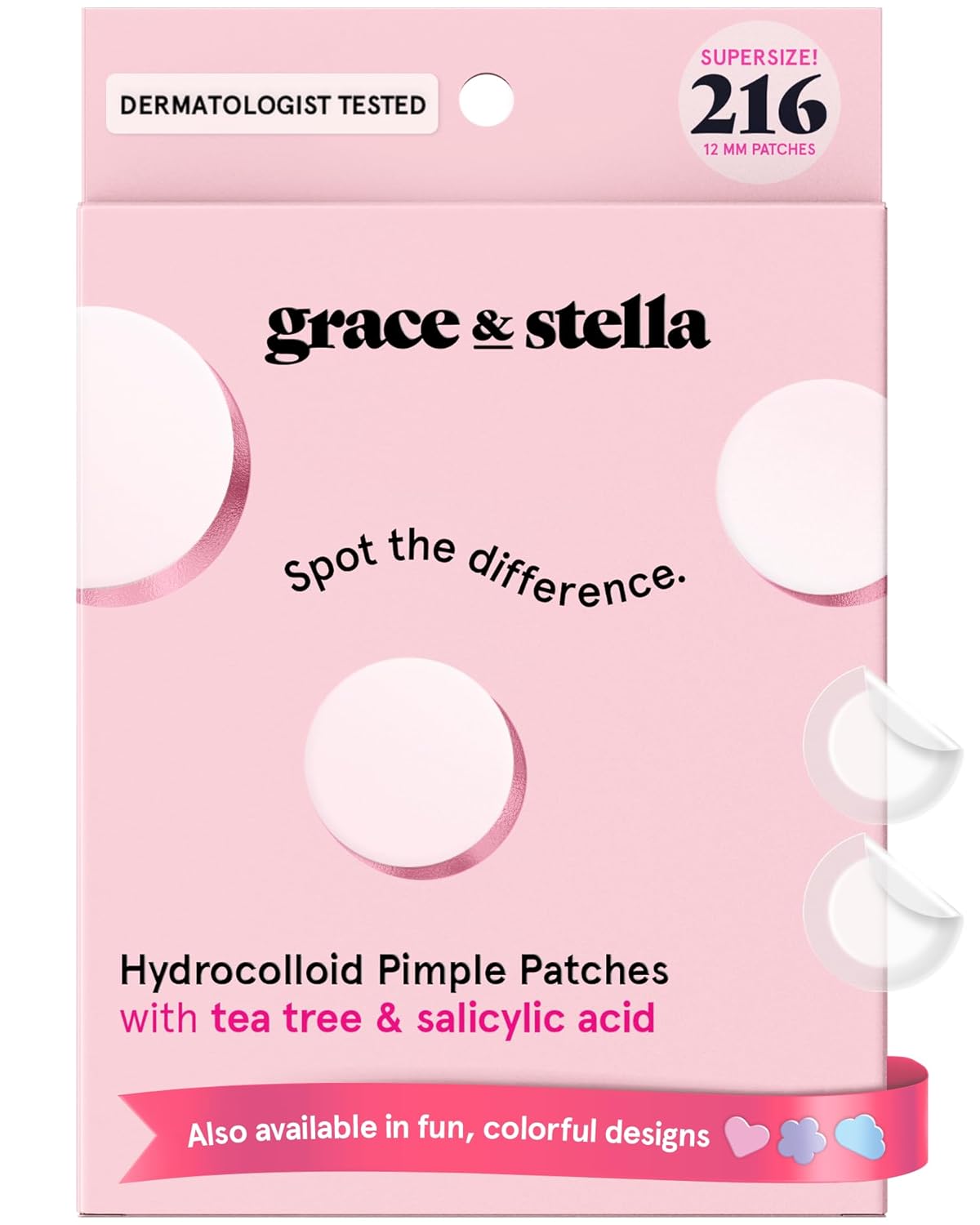 Award Winning Pimple Patches for Face - Hydrocolloid Acne Solution