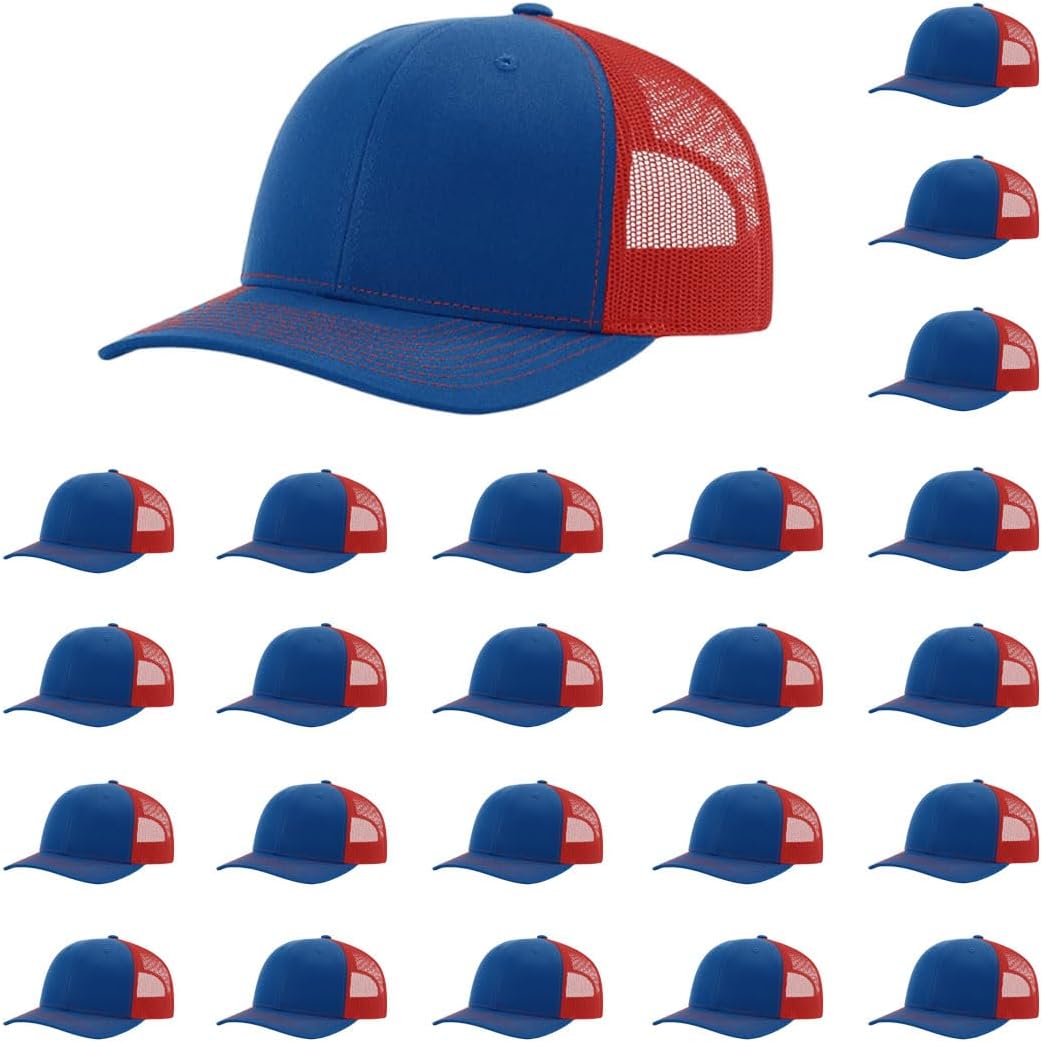 Richardson 112 Classic Six-Panel Adjustable Snapback Trucker Cap