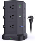 KOOSLA Dual 20W USB-C Power Strip Tower - 18-in-1 Charging Hub